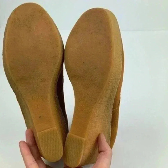 Cole Haan boots size 5 suede wedge ankle booties - Picture 5 of 8